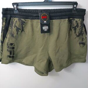 UFC Venum Authentic Fight Week Women's Khaki Green Shorts XXL NWT